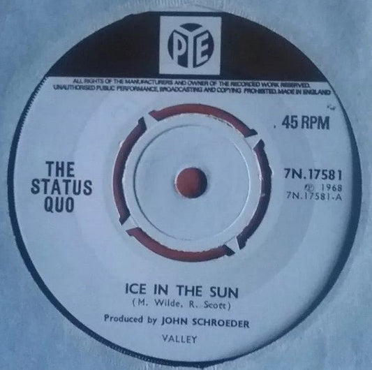Status Quo - Ice In The Sun - laurelcanyonvinyl