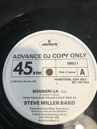 Steve Miller Band - Shangri-La - laurelcanyonvinyl