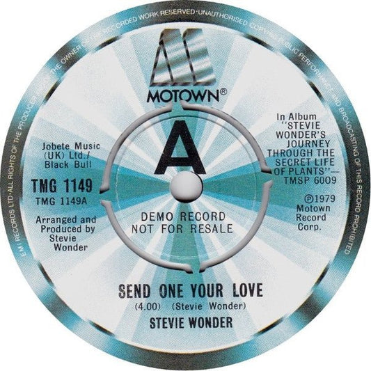 Stevie Wonder - Send One Your Love - laurelcanyonvinyl