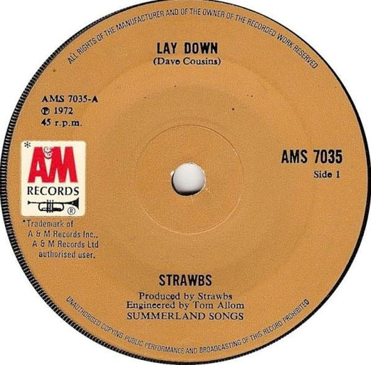 Strawbs - Lay Down - laurelcanyonvinyl