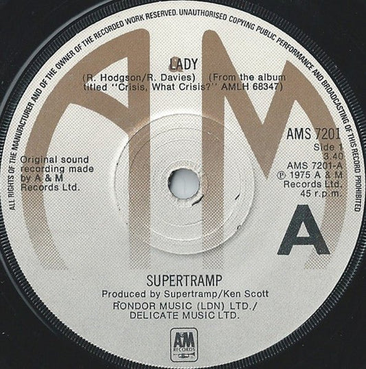 Supertramp - Lady - laurelcanyonvinyl