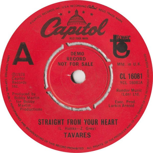 Tavares - Straight From The Heart - laurelcanyonvinyl