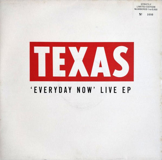 Texas - Everyday Now Live EP - laurelcanyonvinyl