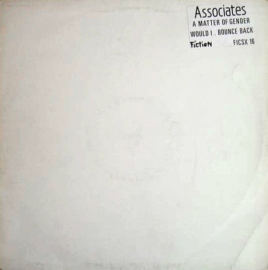 The Associates - A Matter Of Gender - laurelcanyonvinyl