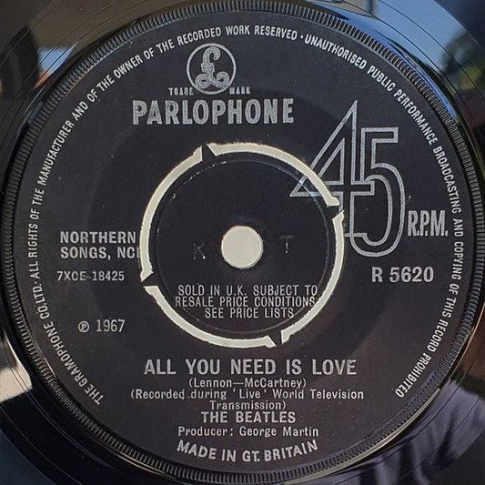 The Beatles - All You Need Is Love - laurelcanyonvinyl