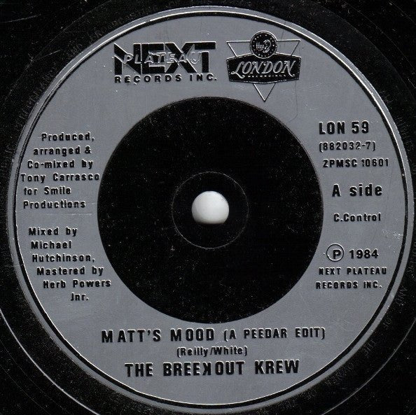 The Breekout Krew - Matt's Mood - laurelcanyonvinyl