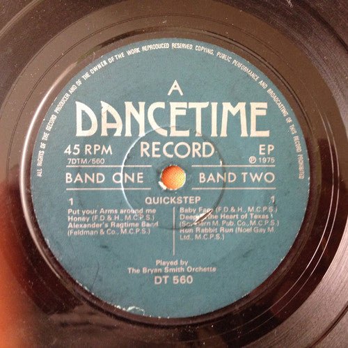 The Bryan Smith Orchette - Quickstep / Tango - laurelcanyonvinyl