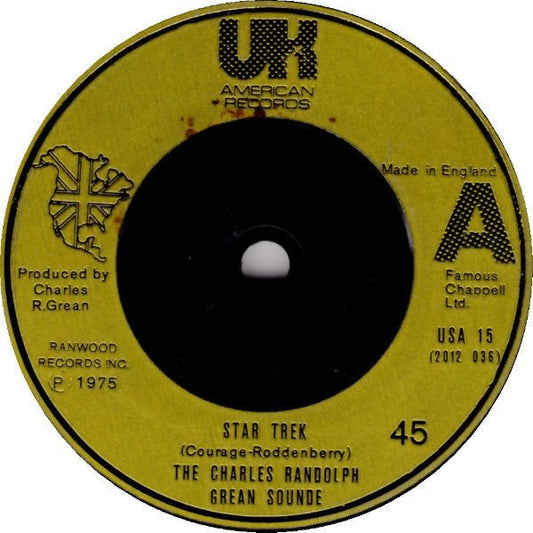 The Charles Randolph Grean Sound - Star Trek / Love Theme From "Hustle" - laurelcanyonvinyl