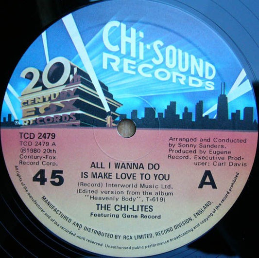 The Chi-Lites - All I Wanna Do Is Make Love To You / Love Shock - laurelcanyonvinyl