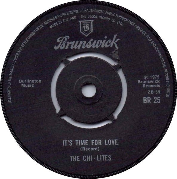 The Chi-Lites - It's Time For Love - laurelcanyonvinyl