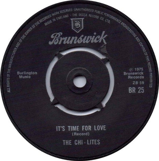 The Chi-Lites - It's Time For Love - laurelcanyonvinyl