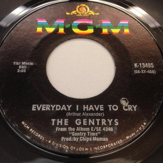 The Gentrys - Everyday I Have To Cry / Don't Let It Be (This Time) - laurelcanyonvinyl