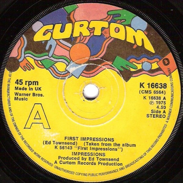 The Impressions - First Impressions - laurelcanyonvinyl