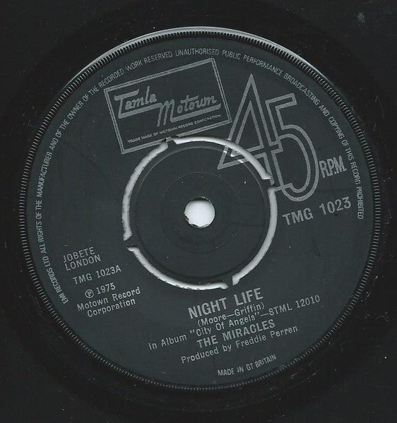 The Miracles - Night Life - laurelcanyonvinyl