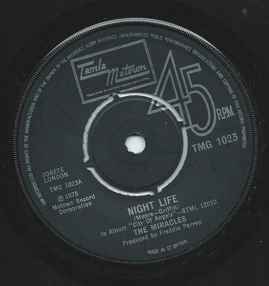 The Miracles - Night Life - laurelcanyonvinyl
