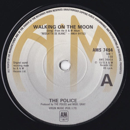 The Police - Walking On The Moon - laurelcanyonvinyl