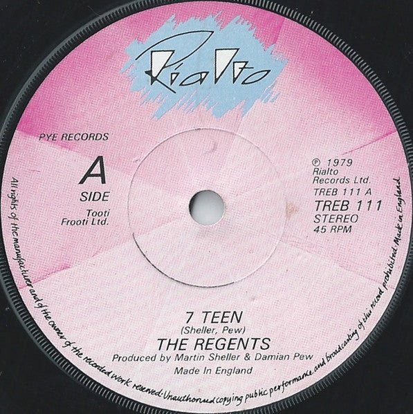 The Regents - 7 Teen - laurelcanyonvinyl