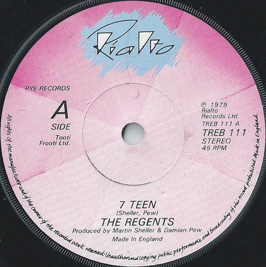 The Regents - 7 Teen - laurelcanyonvinyl
