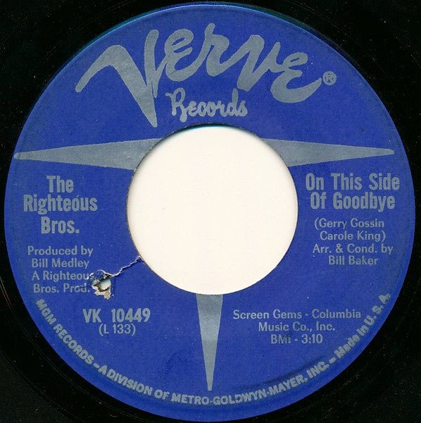 The Righteous Brothers - On This Side Of Goodbye - laurelcanyonvinyl
