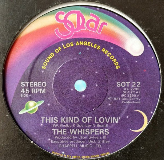 The Whispers - This Kind Of Lovin' - laurelcanyonvinyl