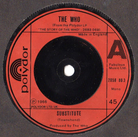 The Who - Substitute - laurelcanyonvinyl
