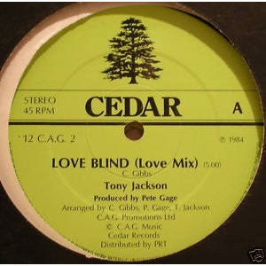 Tony Jackson - Love Blind - laurelcanyonvinyl