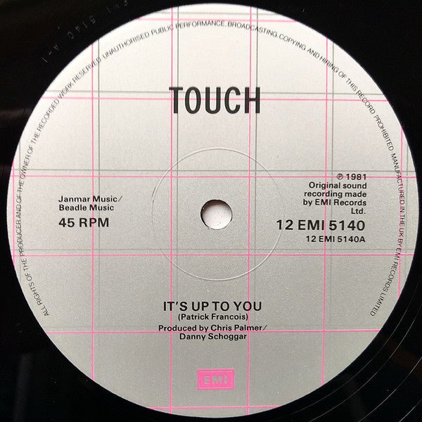 Touch (11) - It's Up To You - laurelcanyonvinyl
