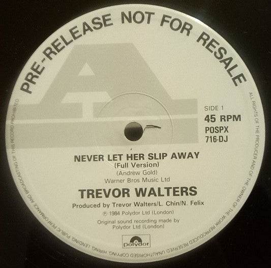 Trevor Walters - Never Let Her Slip Away - laurelcanyonvinyl
