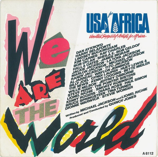 USA For Africa - We Are The World - laurelcanyonvinyl