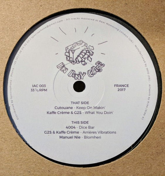 Various - In Any Case Records 003 - laurelcanyonvinyl