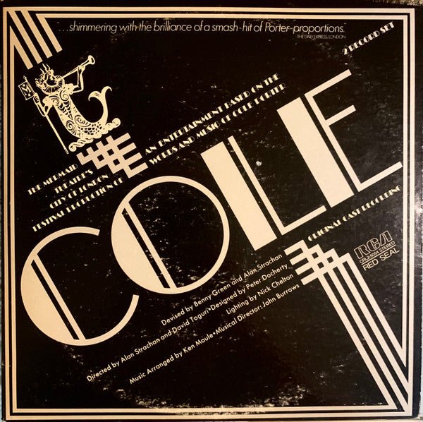 Various, Julia McKenzie (2), Ray Cornell, Lucy Fenwick, Peter Gale, Bill Kerr, Rod McLennan, Kenneth Nelson, Elizabeth Power, Angela Richards, Una Stubbs - The Mermaid Theatre's Production Of Cole - laurelcanyonvinyl