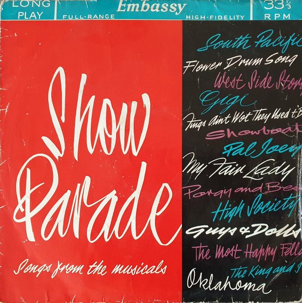 Various - Show Parade - Songs From The Musicals - laurelcanyonvinyl