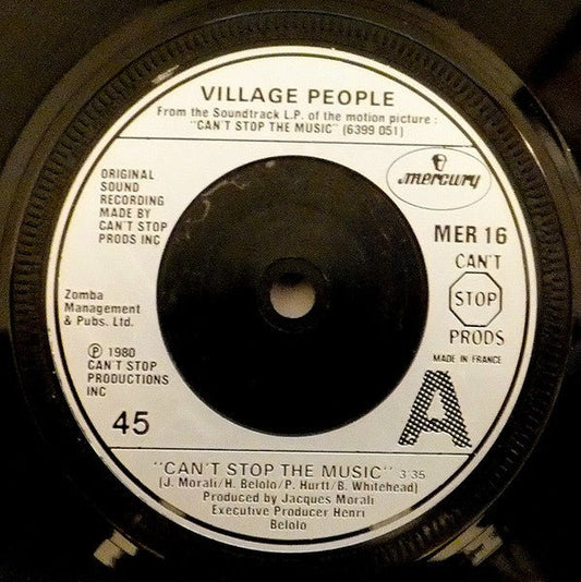 Village People - Can't Stop The Music - laurelcanyonvinyl