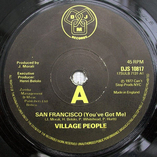 Village People - San Francisco (You've Got Me) - laurelcanyonvinyl