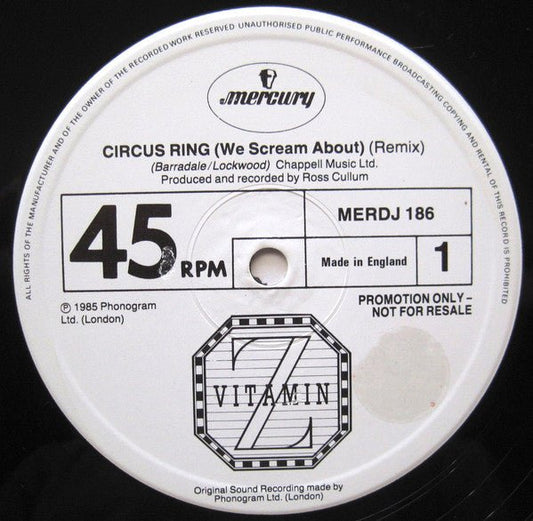 Vitamin Z - Circus Ring (We Scream About) - laurelcanyonvinyl