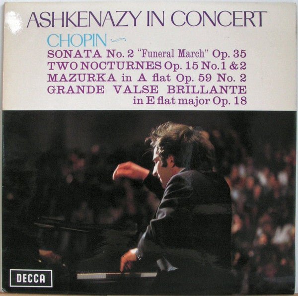 Vladimir Ashkenazy, Frédéric Chopin - Ashkenazy In Concert - laurelcanyonvinyl