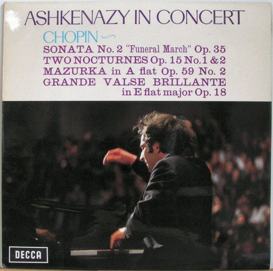 Vladimir Ashkenazy, Frédéric Chopin - Ashkenazy In Concert - laurelcanyonvinyl