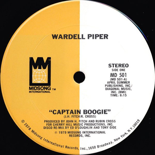 Wardell Piper - Captain Boogie - laurelcanyonvinyl