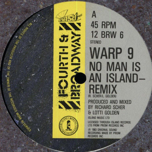 Warp 9 - No Man Is An Island - laurelcanyonvinyl