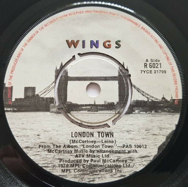Wings (2) - London Town - laurelcanyonvinyl