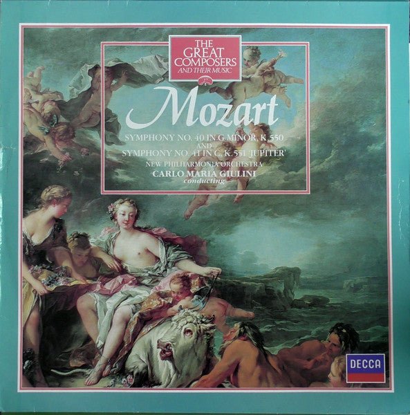 Wolfgang Amadeus Mozart - New Philharmonia Orchestra, Carlo Maria Giulini - Symphony No. 40 In G Minor, K.550 And Symphony No. 41 In C, K.551 'Jupiter' - laurelcanyonvinyl