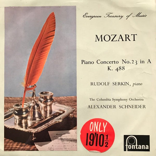 Wolfgang Amadeus Mozart - Rudolf Serkin, Columbia Symphony Orchestra, Alexander Schneider - Piano Concerto No. 23 in A, K.488 - laurelcanyonvinyl